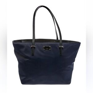 Kate Spade navy Blue diaper bag with mat